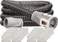 CPAP Tube Kit for Airsense 10-20 CPAP Filters and 6 Foot Heated CPAP Tube, Compatible with Airsense 10 and Aircurve