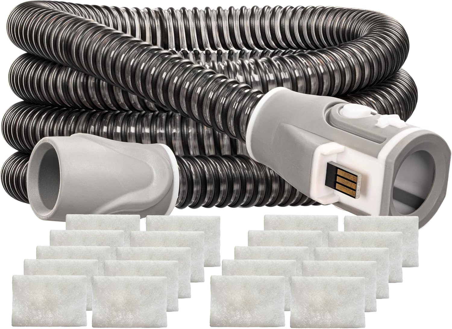 CPAP Tube Kit for Airsense 10-20 CPAP Filters and 6 Foot Heated CPAP Tube, Compatible with Airsense 10 and Aircurve