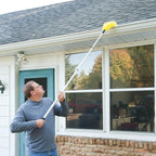 GRIXX Telescopic Gutter Brush, Extendable Gutter Cleaner Tool for Removing
