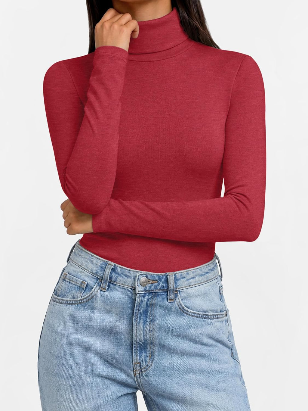 Womens Turtleneck Tops Winter Clothes