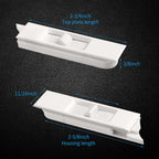 Jetec Window Latch Replacement Plastic Latch Pairs, 4 Pieces