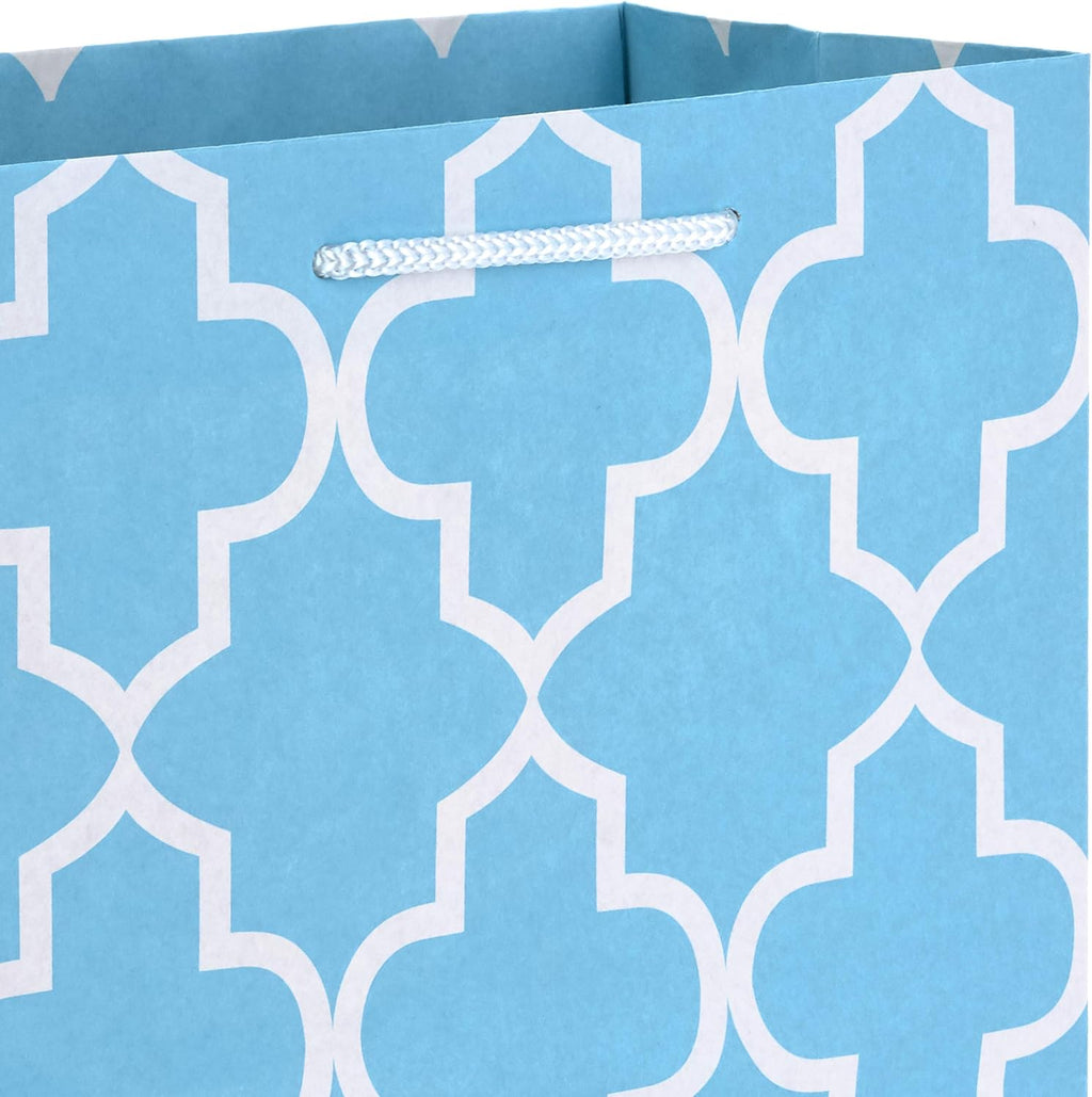 Gift Bags, 12-Pack, Assorted Sizes (Green, Blue, Pink, Grey)