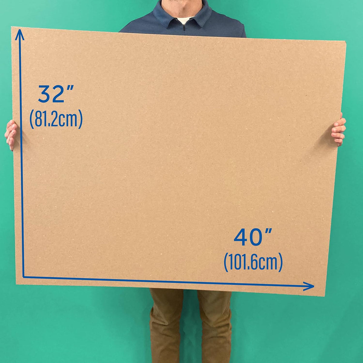 32" x 40" Kraft Two Sided (E-Flute) Corrugated Project Sheets, Cardboard Sheets, Flat Packing Inserts, Crafts, Pads