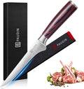 Boning Knife 6 Inch, Super Sharp Fillet Knife, German High Carbon Stainless Steel Deboning Knives, Professional