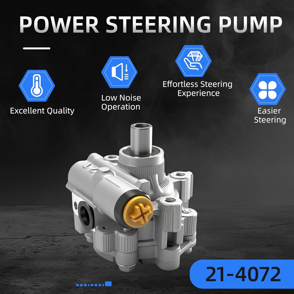 Power Steering Pump for Chevrolet Equinox 3.0L 10-12 & 3.6L 13-17