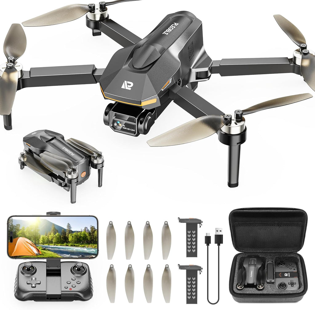Drones with Camera for Adults 4K, Beginner FPV Drone | Brushless Motor, 30 Mins Flight Time, Foldable Design, One-Key