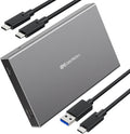 Aluminum 10Gbps USB C Hard Drive Enclosure for 2.5" SSD/HDD