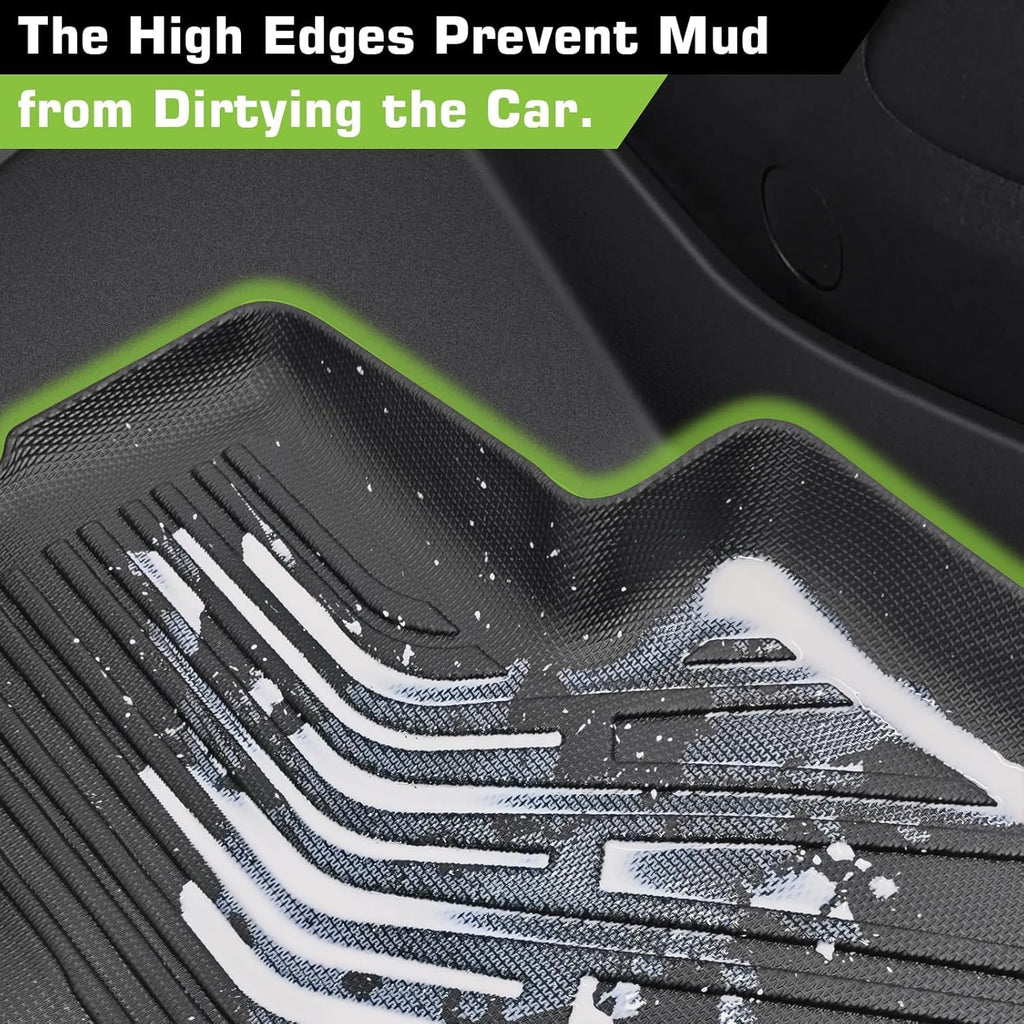 Floor Mats for Chevy Cruze 2011-2015 & Cruze Limited 2016, Heavy Duty TPE Waterproof Non-Slip All Weather Protection