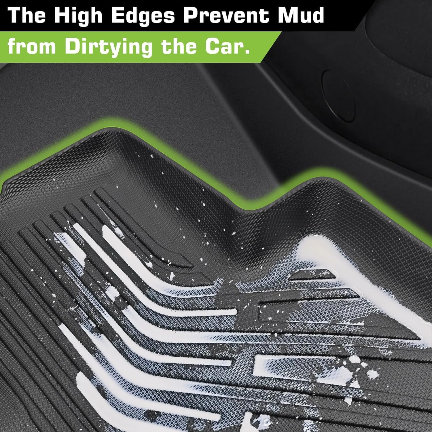 Floor Mats for Chevy Cruze 2011-2015 & Cruze Limited 2016, Heavy Duty TPE Waterproof Non-Slip All Weather Protection