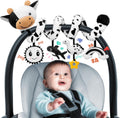 Spiral Car Seat Baby Toys 0-6 Months, Infant Carseat High Contrast Sensory Toys Hanging Stroller Accessories, Newborn
