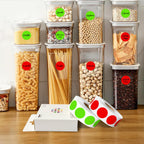 Red + Light Green 0.75 inch Round Color Coding Circle Dots Labels 2000pcs