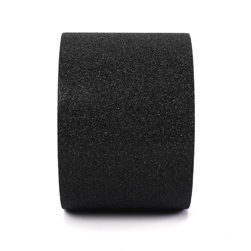 Black Anti Slip Tape 4in x 20ft, 80 Grit Waterproof Non Skid Grip Tape Roll for Ramps, Decks, Boat Decks, Warehouse