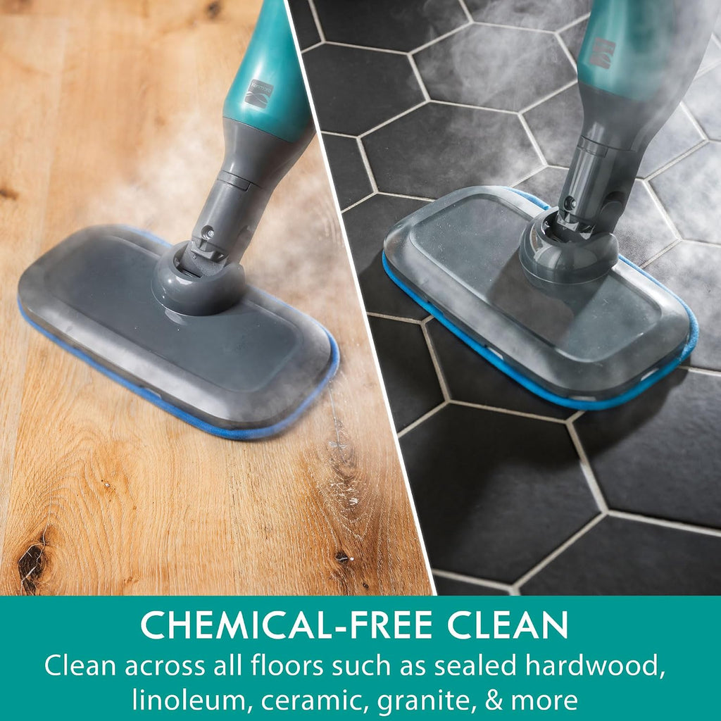 2-in-1 Steam Mop Hard Floor Cleaner | 2 Modes, 2pcs Washable Pads, for Carpets, Rugs and Upholstery - SM2050