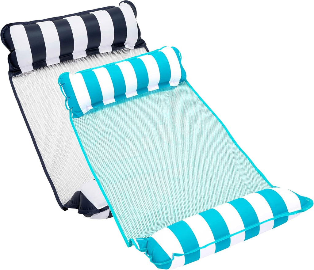 Aqua 4-in-1 Monterey Hammock Pool Float & Water Hammock, Multi-Purpose, Inflatable Pool Floats for Adults, Patented