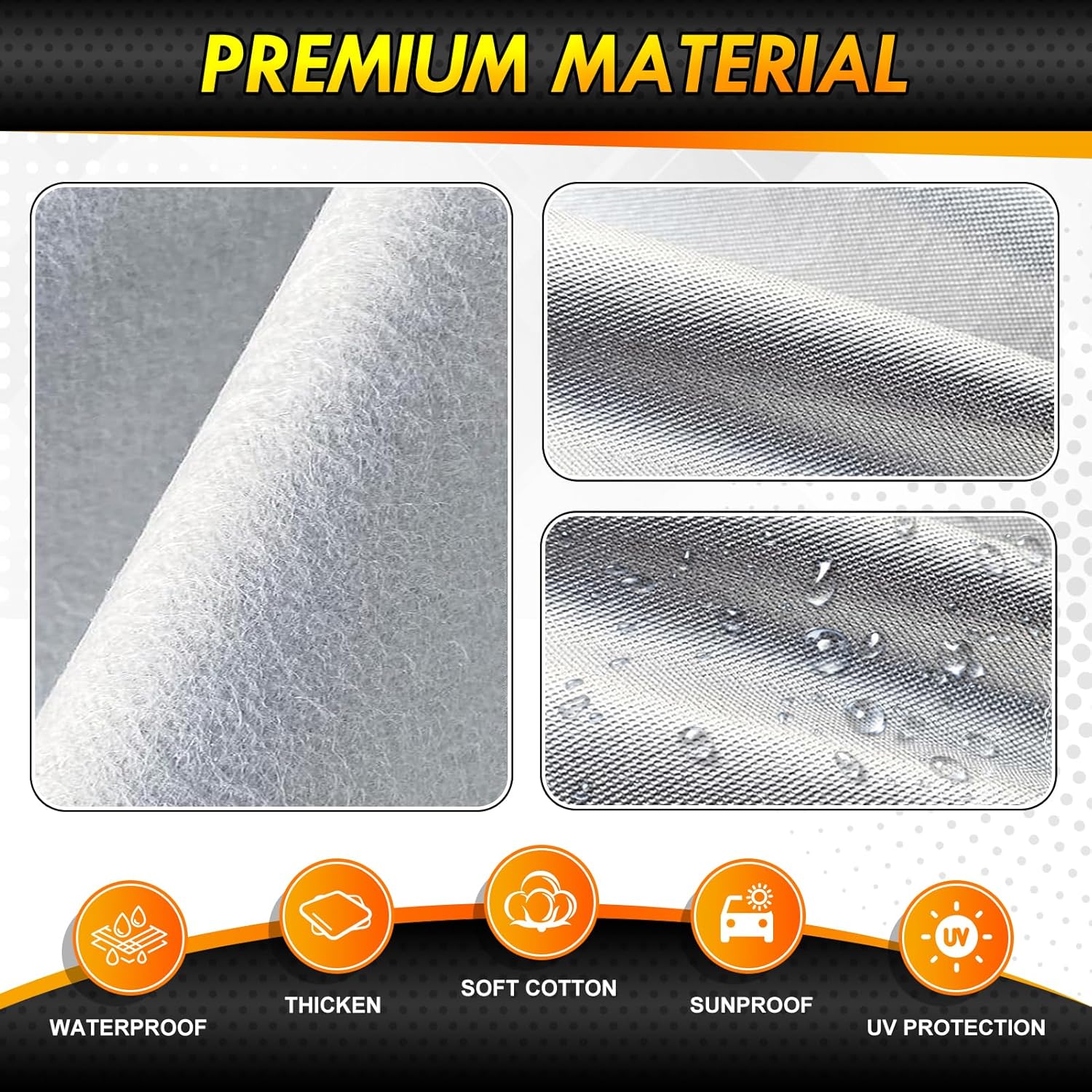 All-Weather Audi A4/S4 Car Cover Waterproof All Weather, Heavy Duty Car Tarp Custom Fit for 2009-2026 Audi A4, S4
