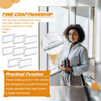 8 Pieces Plastic Shade Pulls for Roller Shades Handles, Clear