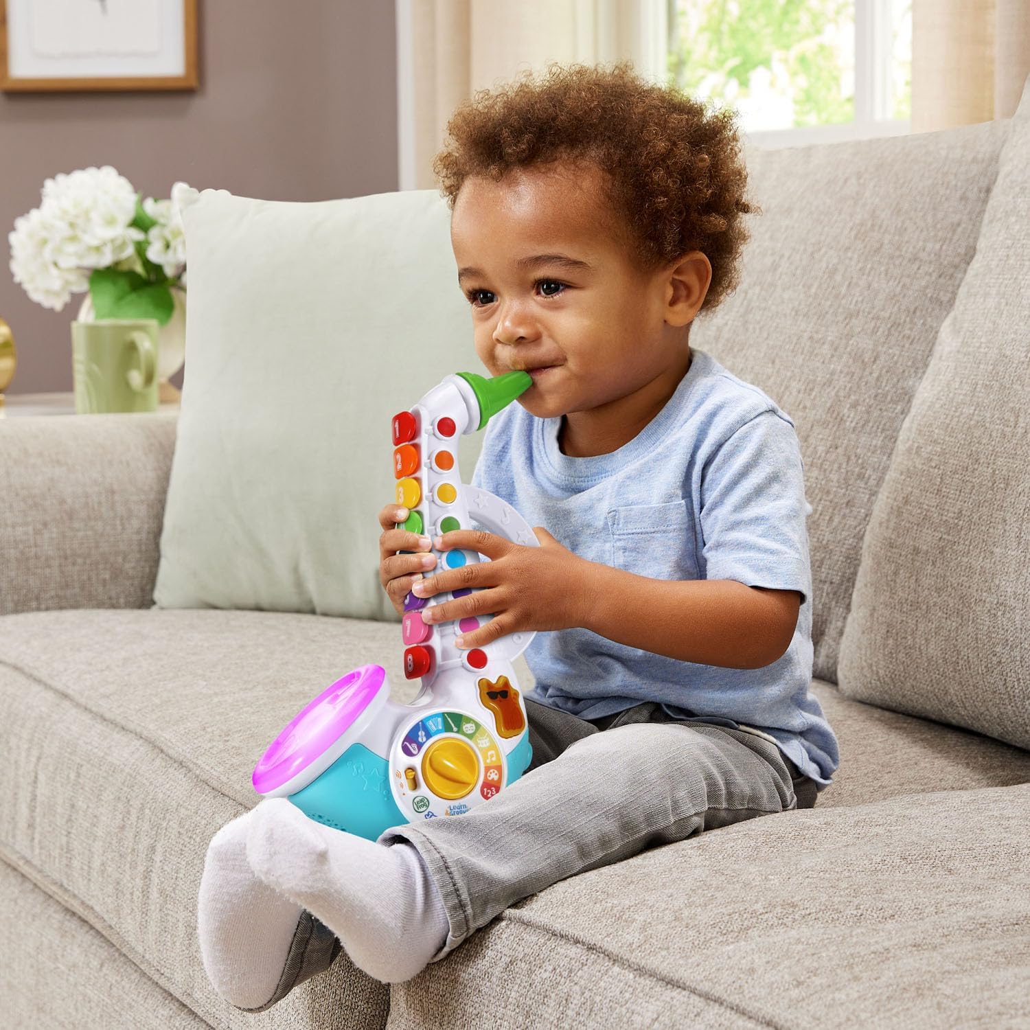 Learn and Groove Jazzy Saxophone Musical Toy for Toddlers