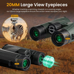 10x42 Binoculars for Adults, High Powered Compact Binoculars