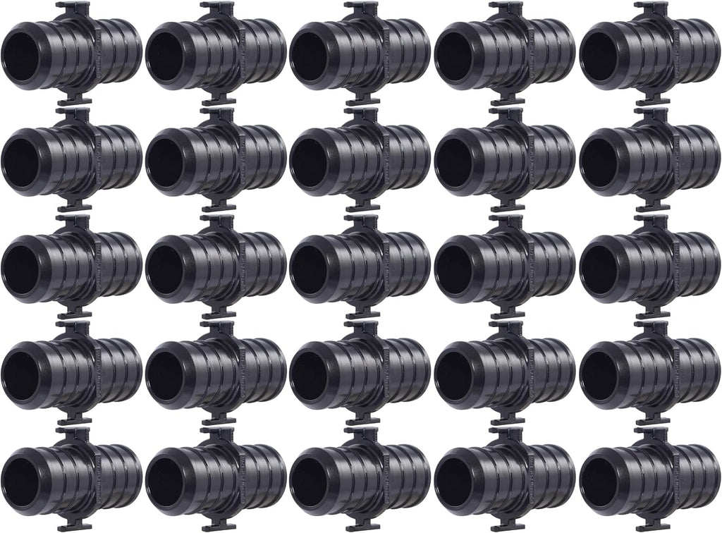 SharkBite 3/4 Inch Poly Crimp Coupling, Pack of 25, PEX Pipe, PE-RT, UP016