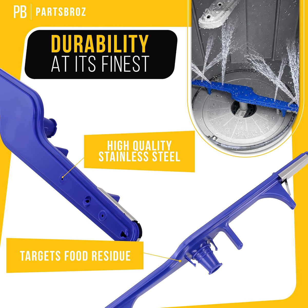 Dishwasher Lower Spray Arm for Frigidaire FFBD2406NS11B