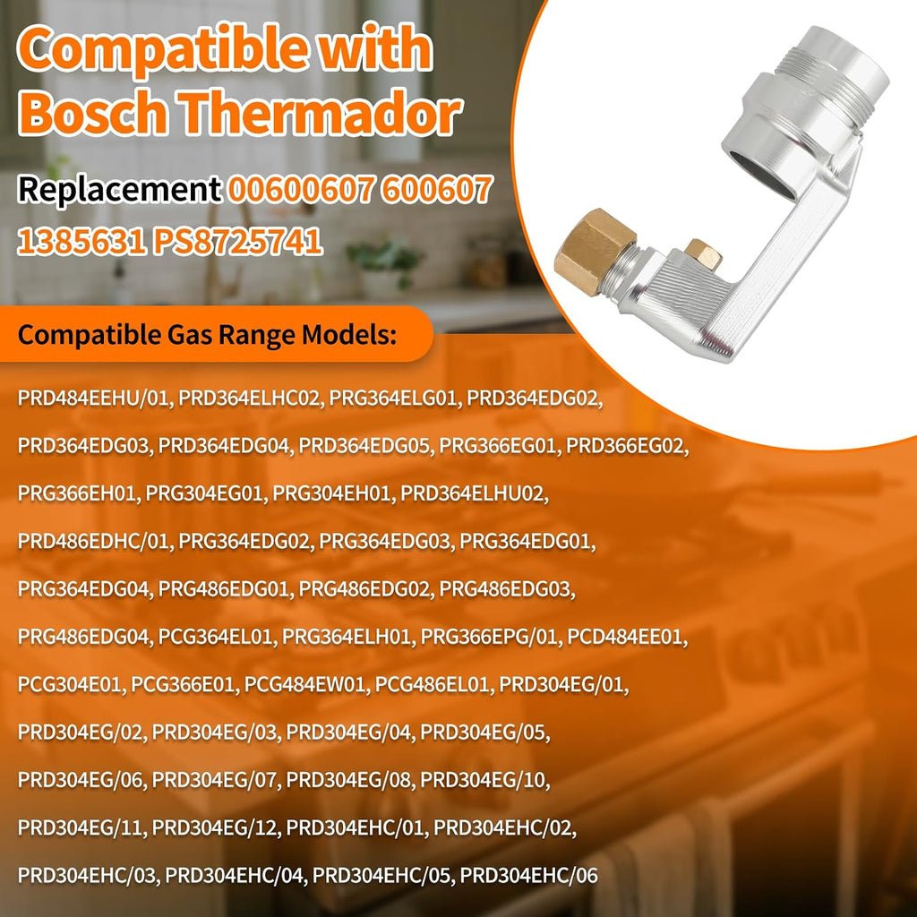 For 00600607 Range Surface Burner Orifice Holder for Bosch, Thermador
