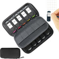 USB Flash Drive Case with 10 USB Drive Slots and 10 Memory Card Slots Storage Organizer Case Holder for Thumb Drives
