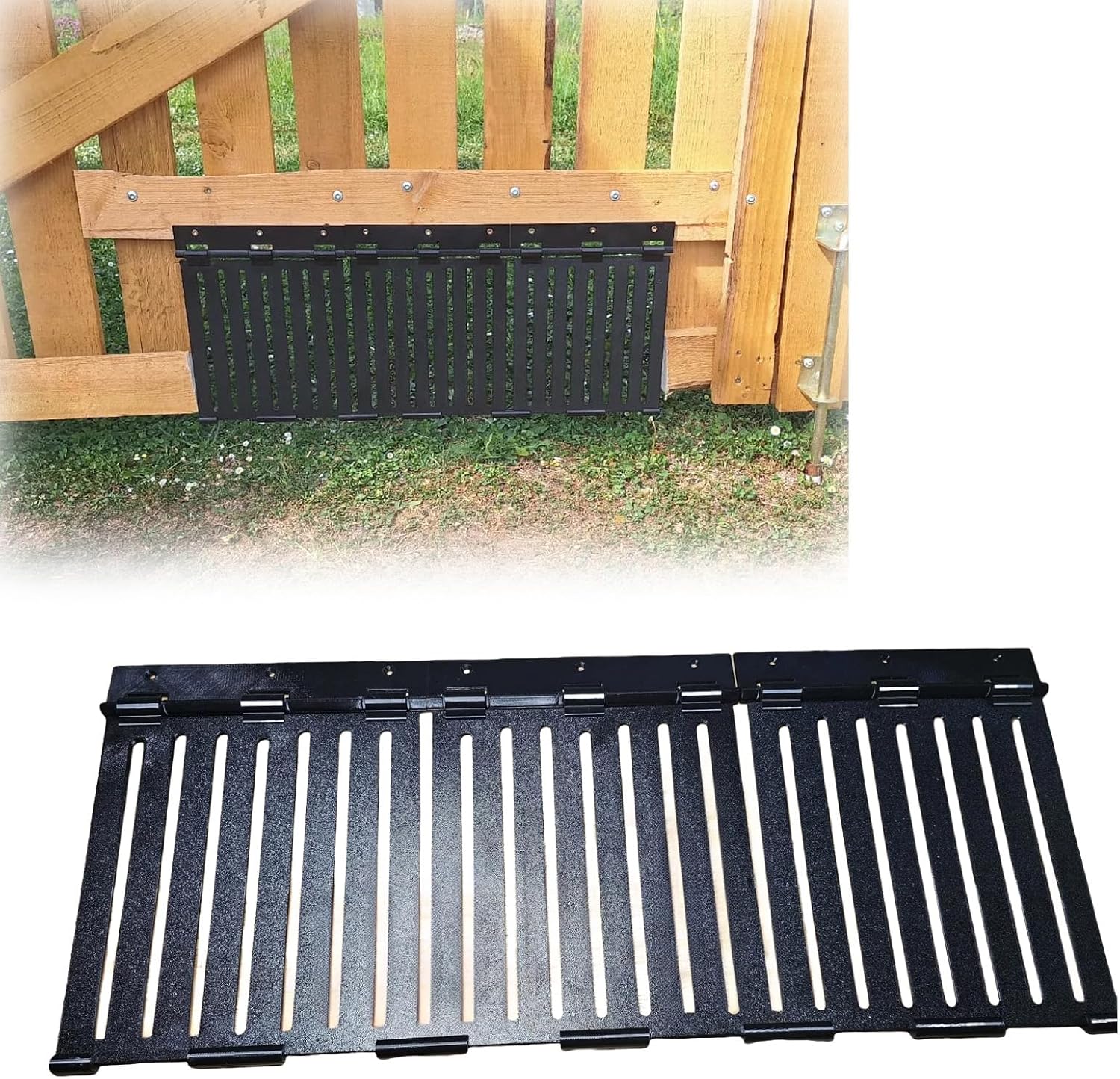 Robot Mower Fence Gate, Durable PETG Automatic Lawn Mower Accessory, Compatible with Robotic Lawnmowers