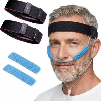 4Pcs Comfort Oxygen Nasal Cannula Headband, Ear Protectors for Oxygen Tubing, Face Cushion for Portable Oxygen