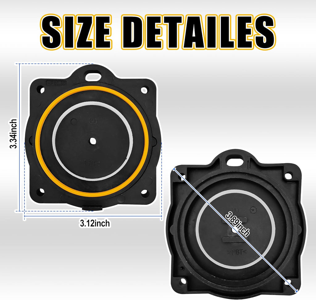 Air Pump Diaphragm Rebuild Kit Replacement for Hiblow Hp-60/Hp-80