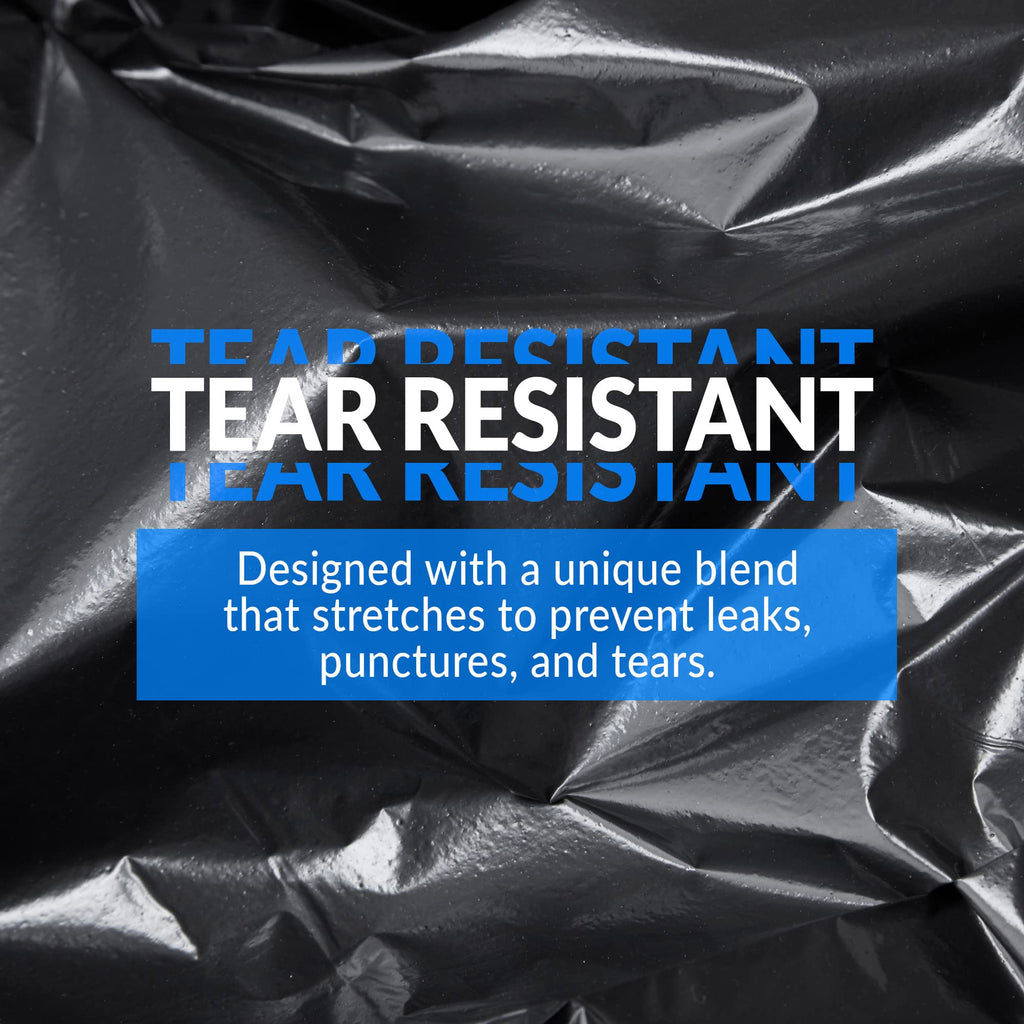 13 Gallon Trash Bags | 1000 Bags | Black