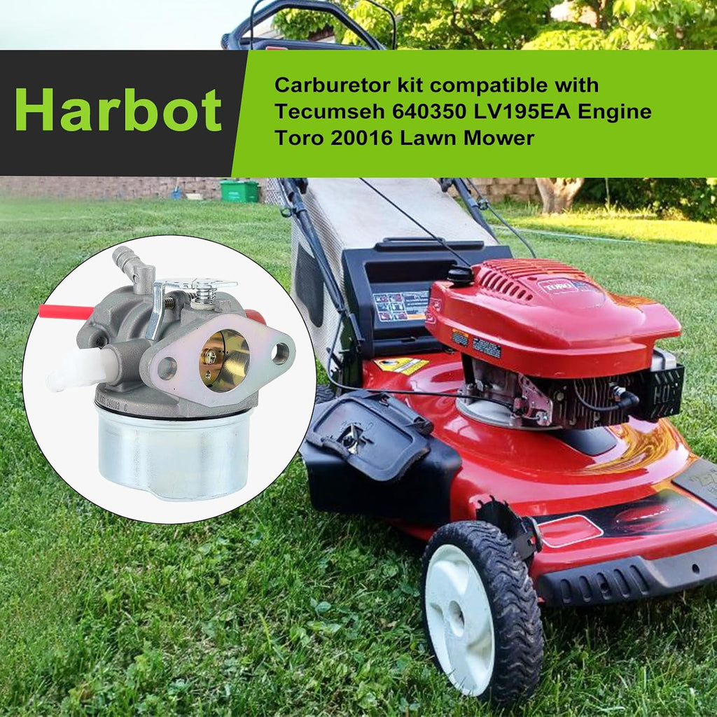 640350 Toro Recycler 22 Carburetor for Tecumseh Lawn Mower Engine