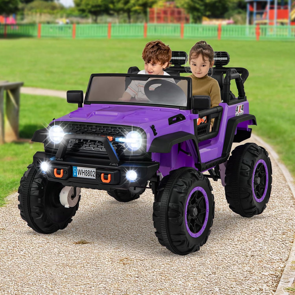 24V 2 Seater Ride on Car for Kids, 2WD/4WD Battery Powered with Remote Control, Music, USB, MP3, Spring Suspension
