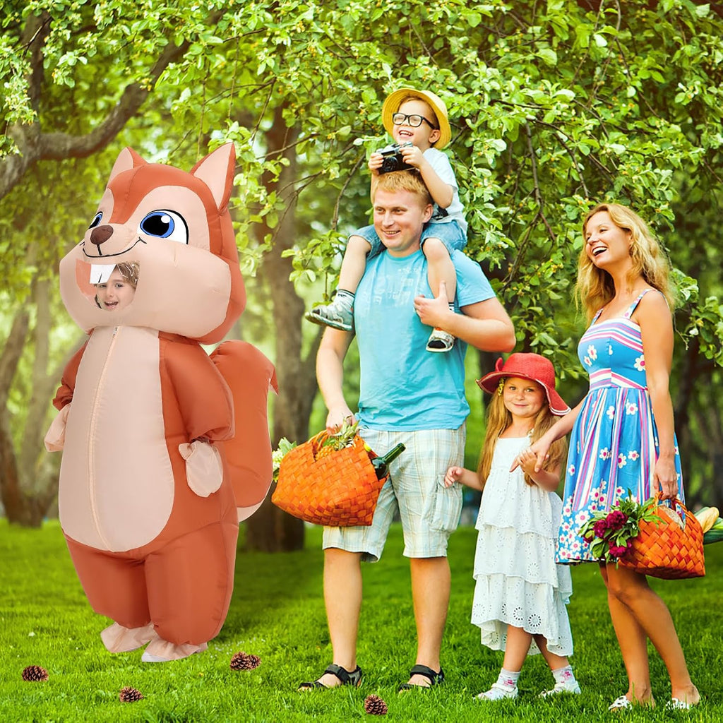 Inflatable Squirrel Costume Kids Thanksgiving Inflatable Costume Christmas Blow Up Squirrel Costumes Halloween