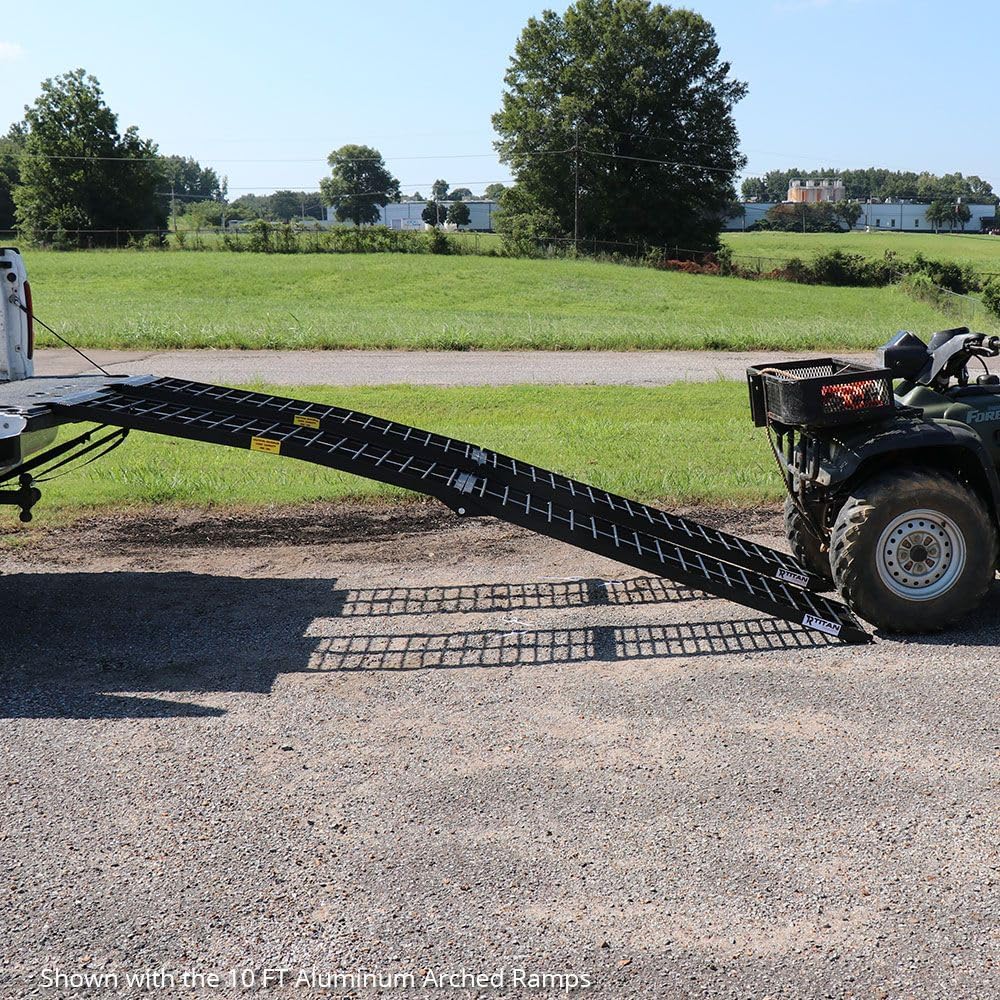 9' ATV Loading Ramps for Truck/Trailer, 1,800 lb, Titan Ramps