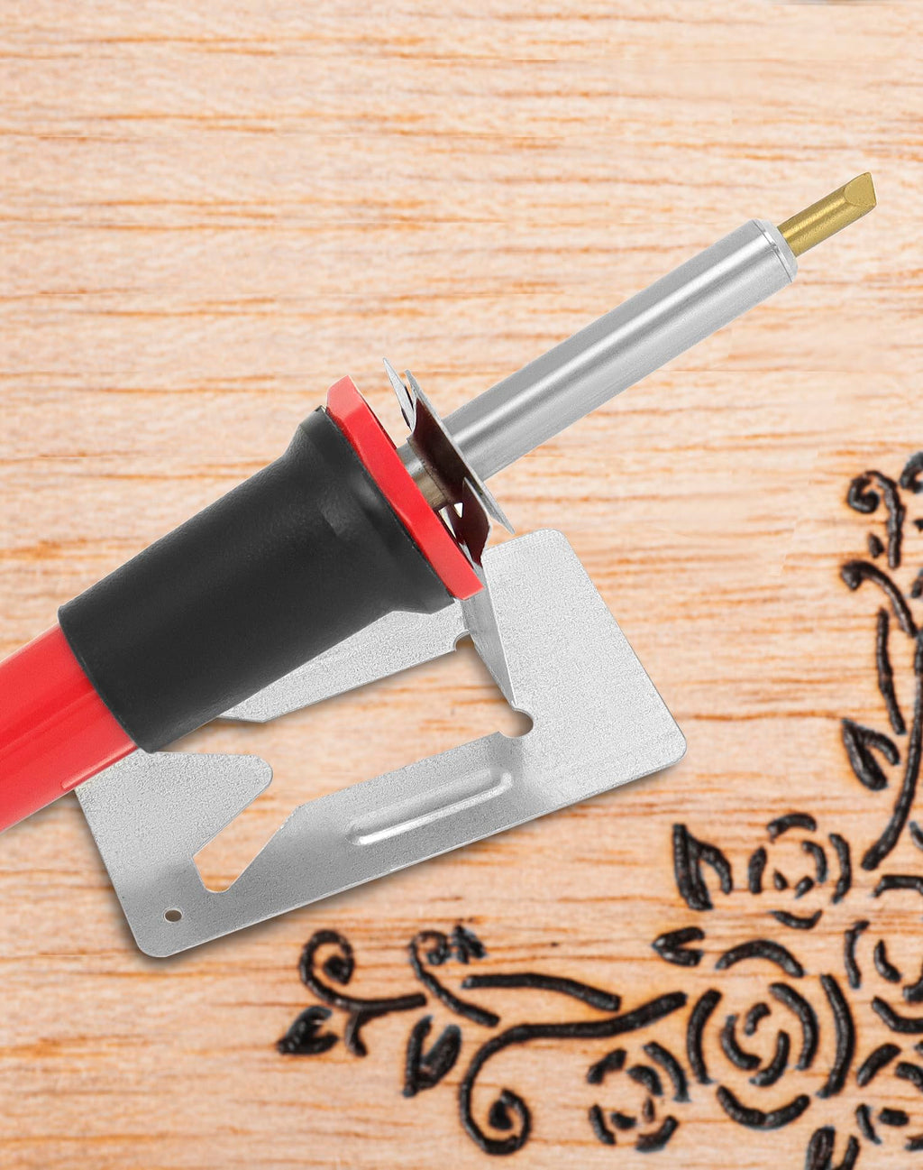 Woodburning Tool with Variable Temperature Control, 9 Points Included, Comfort Grip, Stand, Professional Woodburning