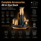 6-in-1 Beard Trimmer for Men with Charging Dock