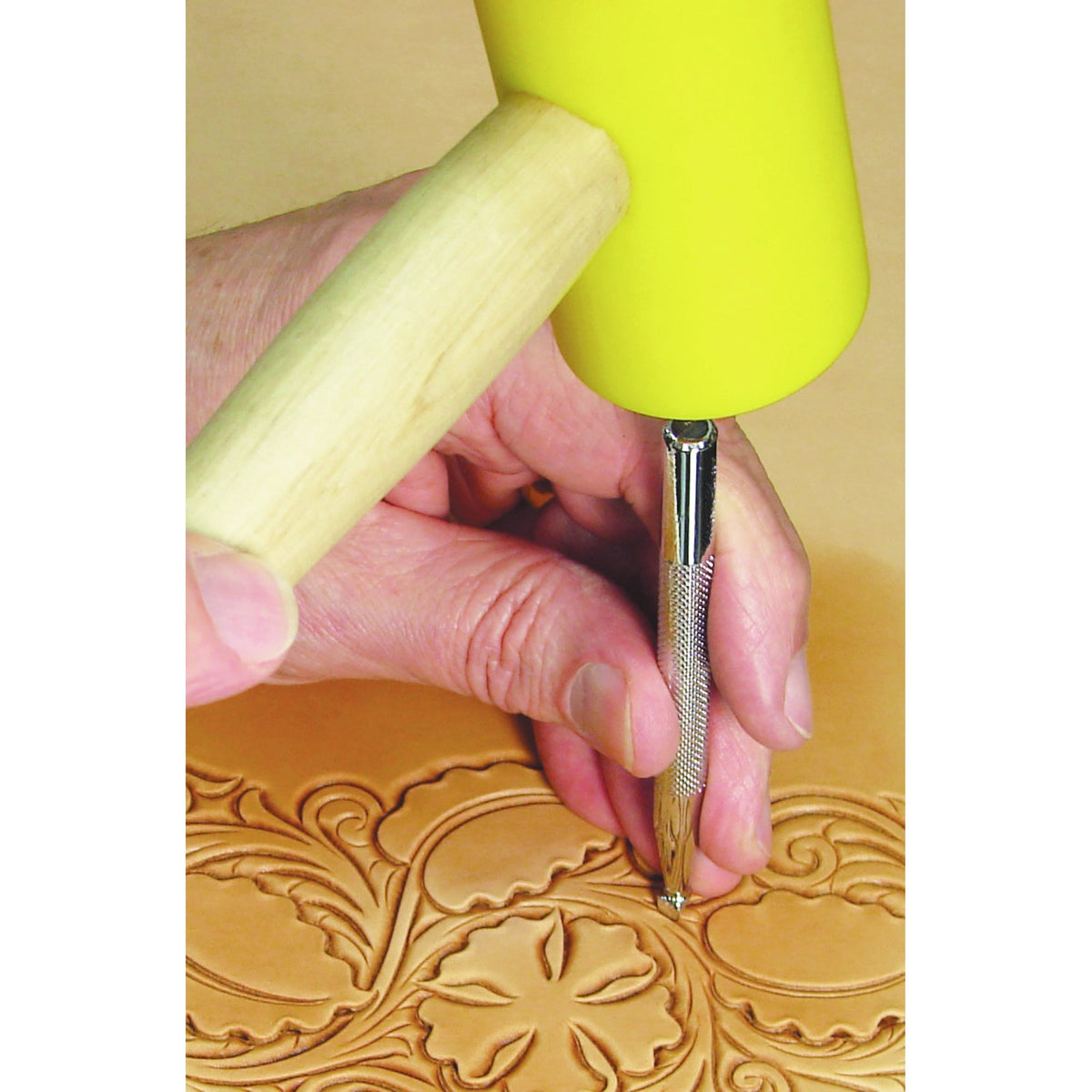 Leather Stamps Tool Set for Leather Crafting, 10 Stamping Tools, Sheridan Style Stamp Set I