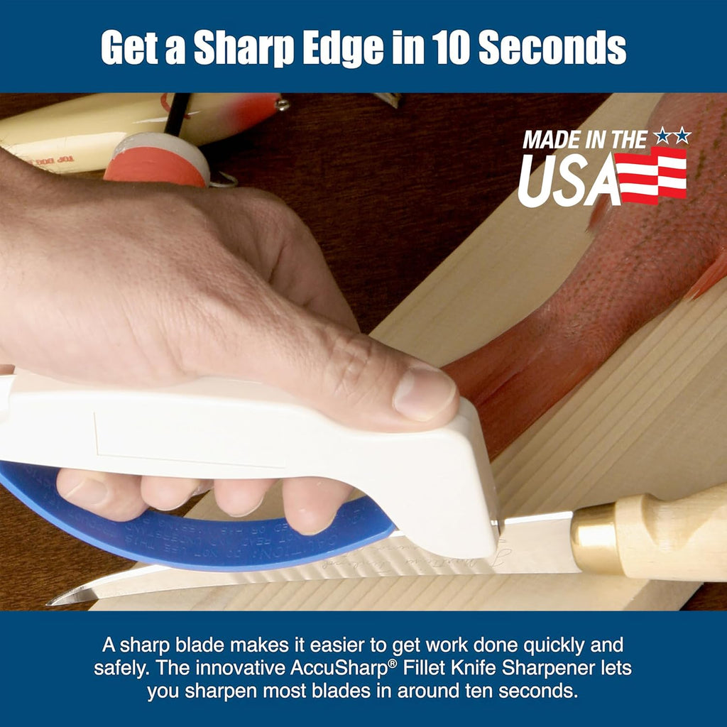 Knife & Tool Sharpener, Restores, Hones & Sharpens Straight & Serrated Knives, Hand-Held Tungsten Carbide Sharpening