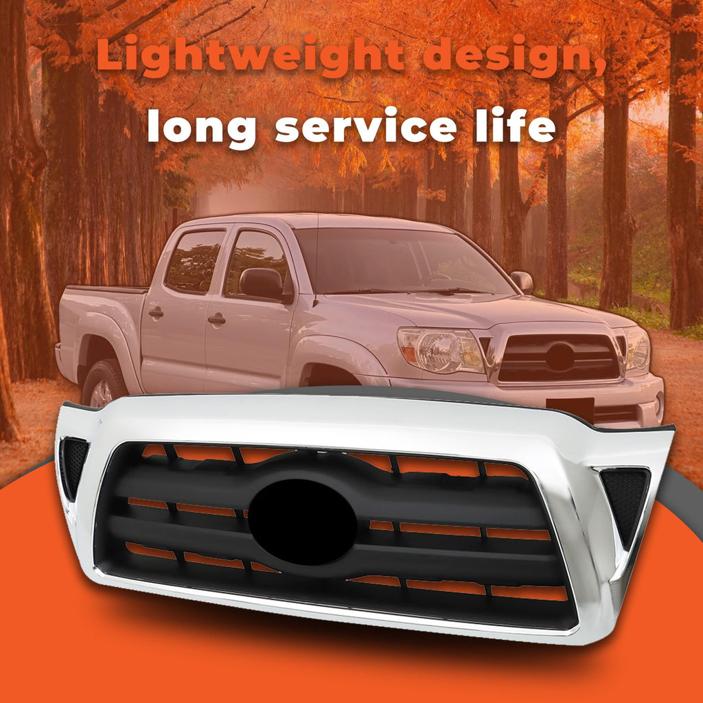 labwork Front Grille Plastic Replacement for Taco-ma 2005-2011 5310004360