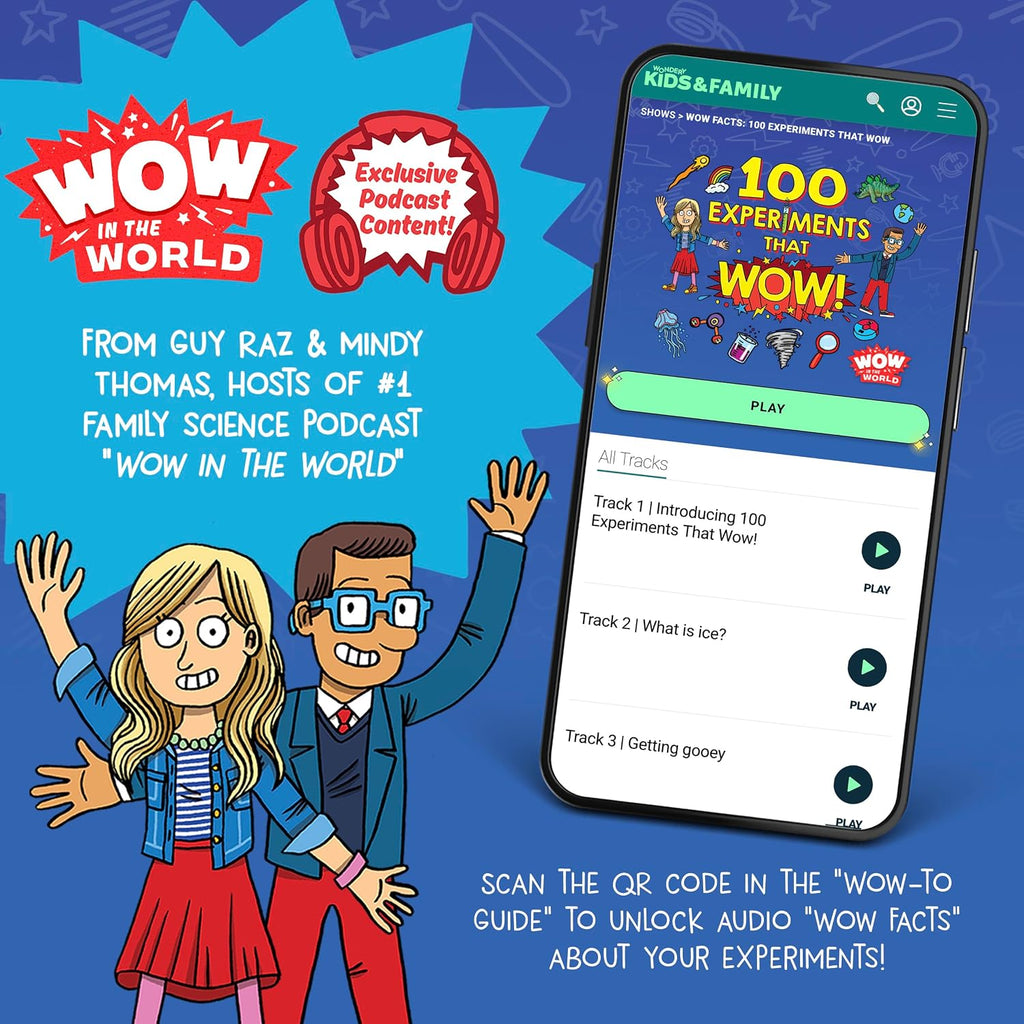 Wow in The World 100 Experiments That Wow Science Kit by Thames & Kosmos, Over 60 Tools & Materials, Unique