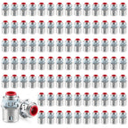 Relaxweex 80 Pack MC Cable Connectors, 3/8" Snap in Cable Connectors