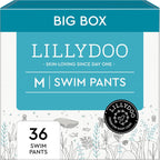 Disposable Baby Swim Diapers, Size Medium (20-33 lbs), 36 Count