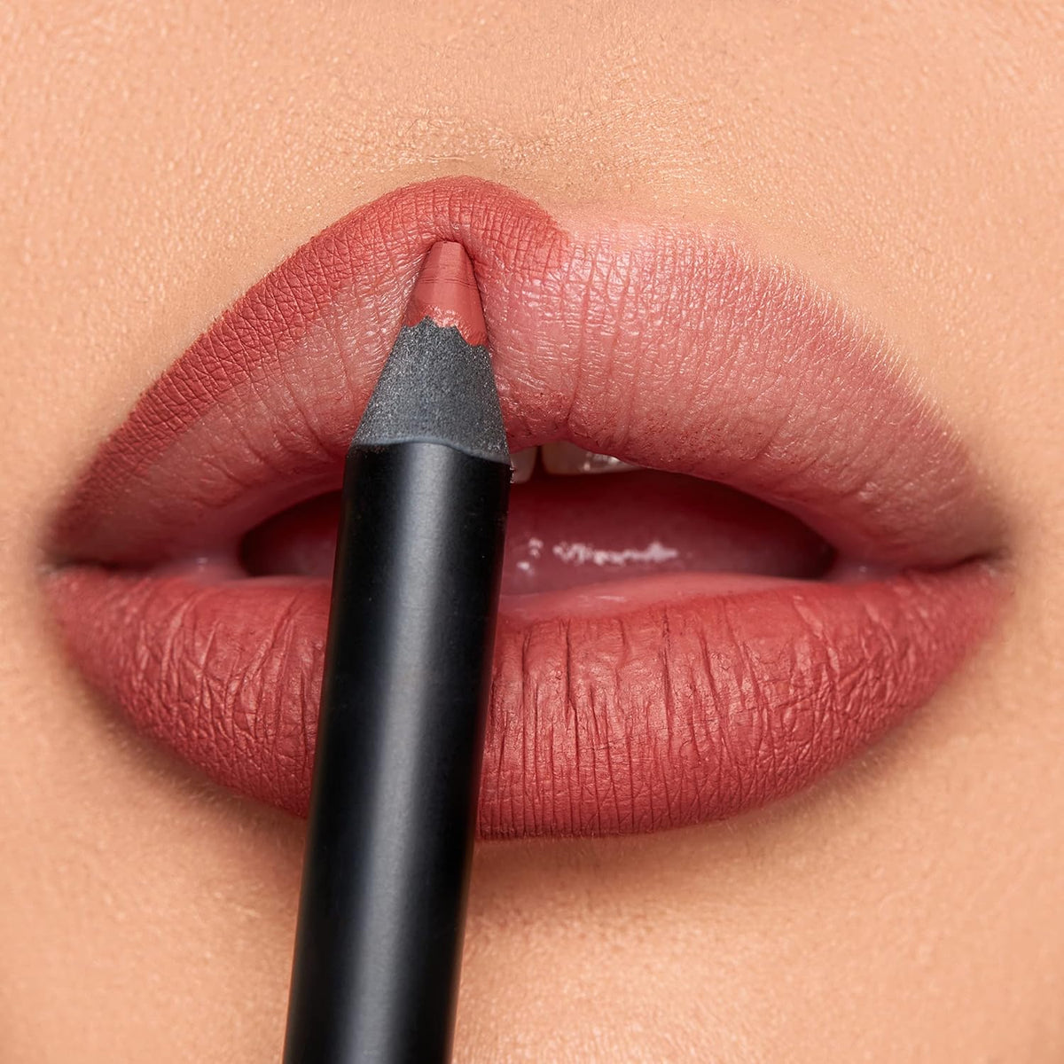 Rustic Brown Lip Crayon (Vegan) - Waterproof and Smudge-Proof Toast