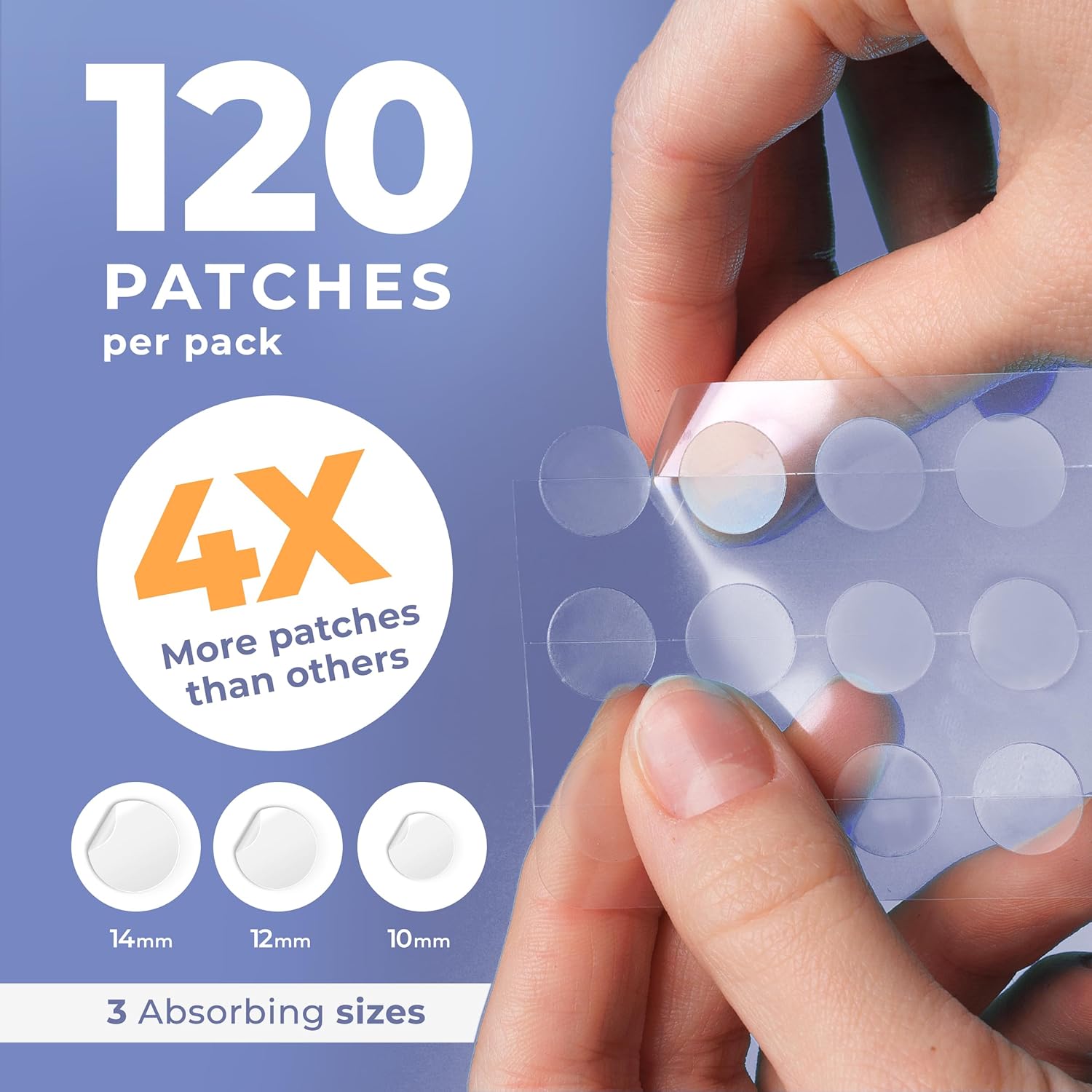 Salicylic Pimple Patches (120 Pack), Salicylic Acid Acne Patches with Tea Tree Oil - Zit Patch and Pimple Stickers