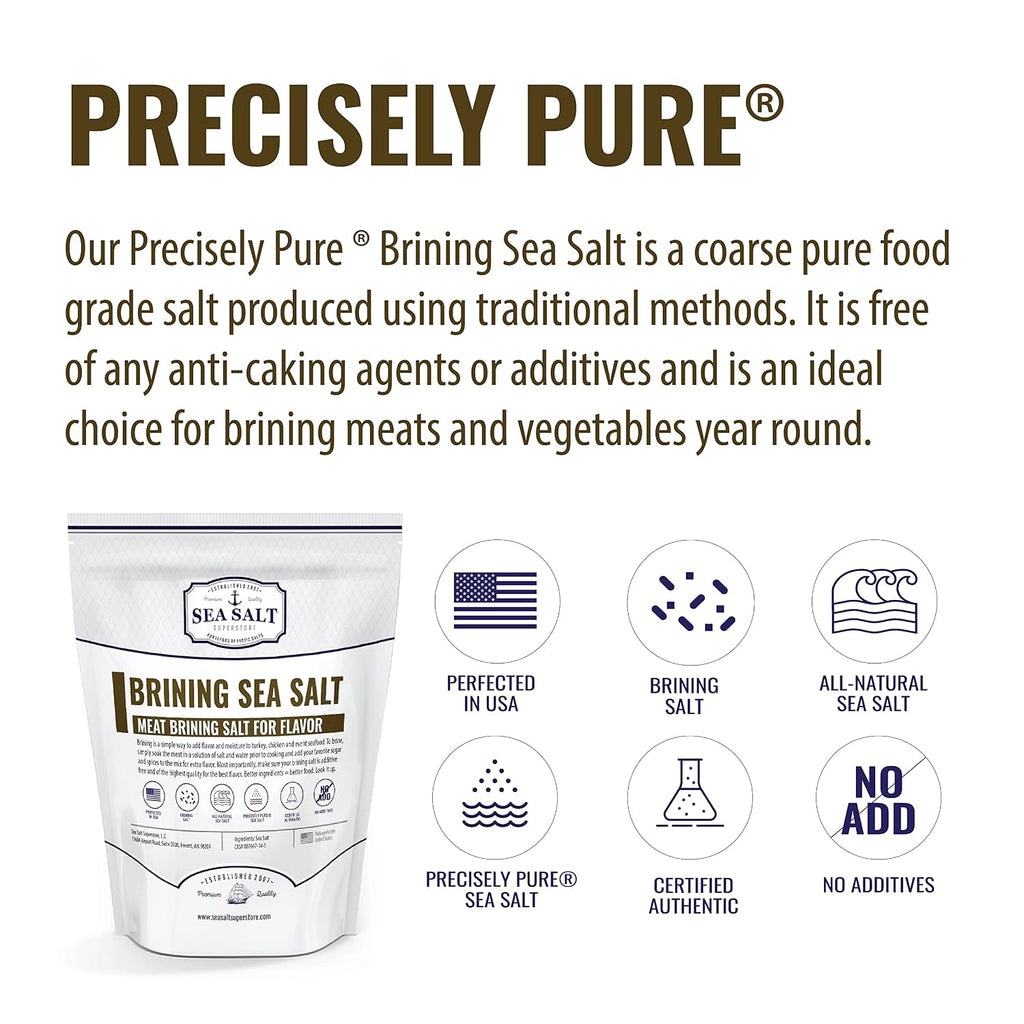 Brining & Curing Salt, Turkey Brine, Meat Curing, 5 lb