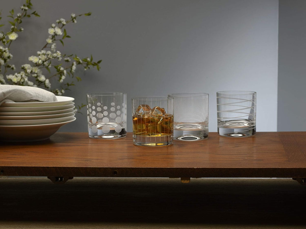 Cheers 4-Piece Double Old Fashioned Glasses 12.75 oz
