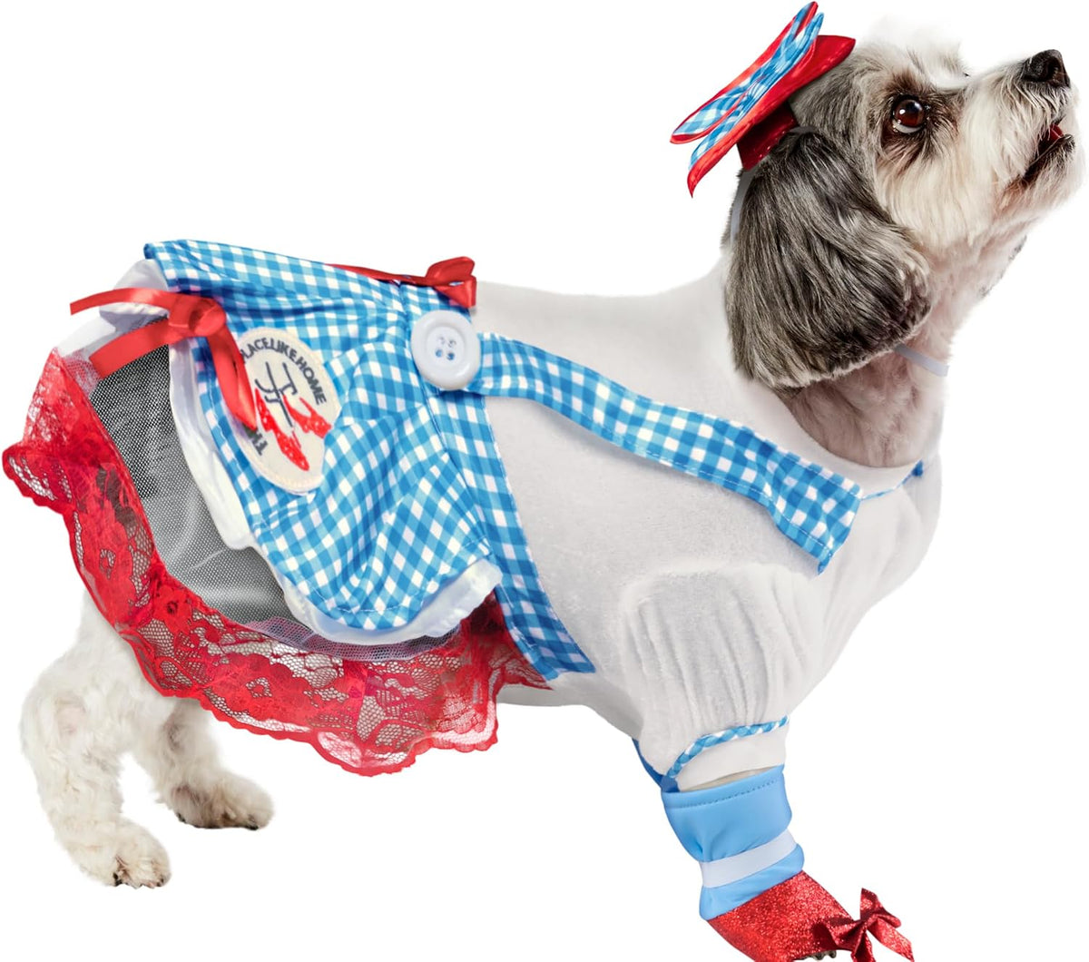 The Wizard of Oz: Dorothy Pet Costume for for Dogs or Cats by Rubies, Small