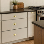 Brushed Gold Drawer Pulls Cabinet Cup Pulls 3 Inch 10 Pack