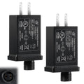 2PCS Replacement Yard Inflatable Adapters,Low Voltage Transformers US Plugs