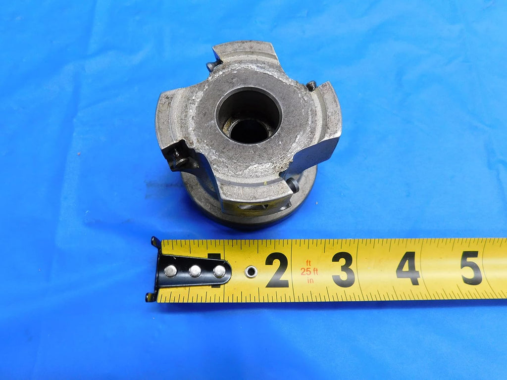 ISCAR ? 2 1/2" O.D. FACE Mill 1" Pilot 3/8" Key Holds 4 Inserts APKT - JH2640LVR